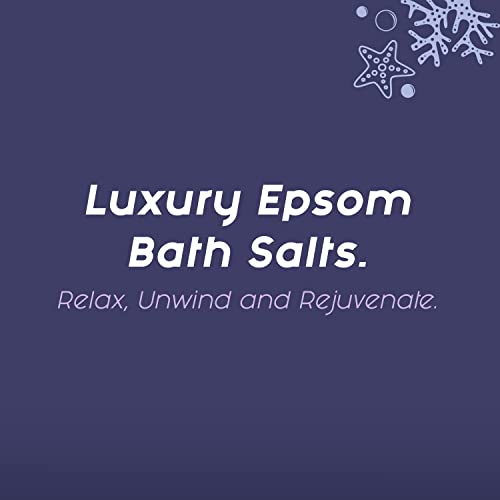 Salt Spa Co Bath Salts | Epsom Salt with Lavender and Chamomile Essential Oils, to Help Relax Muscles and Relieve Stress | 5kg | DEEP Sleep Epsom Salts