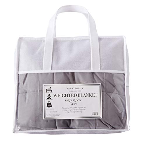 Brentfords Weighted Blanket 4kg for Adults Teenagers Supporting Relaxation - 125 x 150cm, 4kg (9lb)